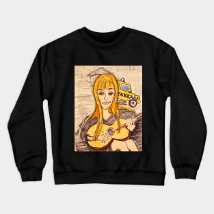 Joni Mitchell Big Yellow Taxi Crewneck Sweatshirt